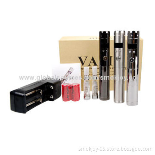 Vamo V5 Kit, Stainless Steel/Black/Chrome, Mechanical Mod, Measures 137/22mm